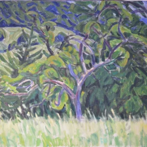 PAYSAGE AUX POMMIERS