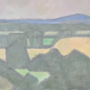 PAYSAGE AVEC MONTAGNE SUR L’HORIZON