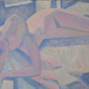 LANA COUCHEE LE VISAGE DAS LA MAIN