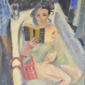 ANNE DANS LA BAIGNOIRE LISANT