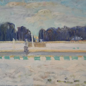 LES TUILERIES SOUS LA NEIGE