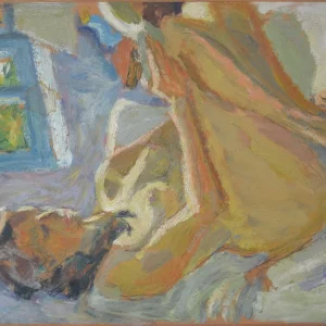 ANNE LSANT AU LIT, ASSISE