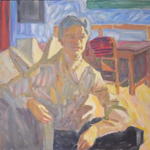 ANNE DANS LE SALON A LA HAUTE FOLIE