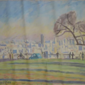 VUE DE PARIS DEPUIS LE PARC DE ST.CLOUD (1)