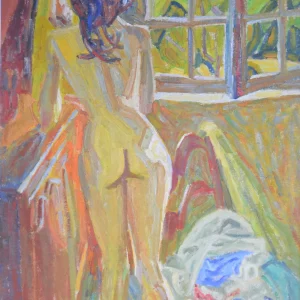 ANNE DE DOS FACE A LA FENETRE